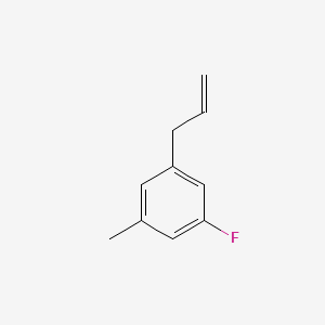 molecular formula C10H11F B3314722 3-(3-Fluoro-5-methylphenyl)-1-propene CAS No. 951888-81-6