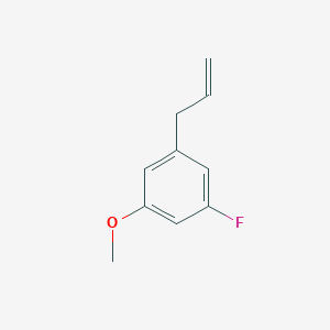molecular formula C10H11FO B3314740 3-(3-氟-5-甲氧基苯基)-1-丙烯 CAS No. 951888-97-4