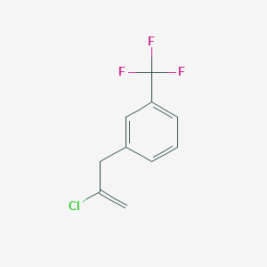 molecular formula C10H8ClF3 B3314788 2-Chloro-3-[(3-trifluoromethyl)phenyl]-1-propene CAS No. 951889-36-4