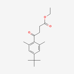 Ethyl 4-(4-tert-butyl-2,6-dimethylphenyl)-4-oxobutanoate
