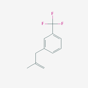 molecular formula C11H11F3 B3314812 2-Methyl-3-[(3-trifluoromethyl)phenyl]-1-propene CAS No. 951889-48-8