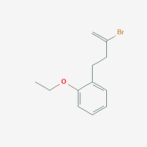 molecular formula C12H15BrO B3314878 2-溴-4-(2-乙氧基苯基)-1-丁烯 CAS No. 951889-88-6