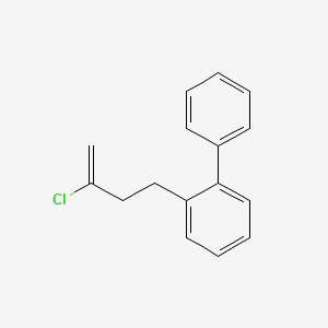molecular formula C16H15Cl B3314900 4-(2-Biphenyl)-2-chloro-1-butene CAS No. 951890-02-1