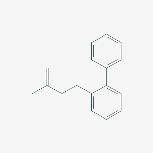 molecular formula C17H18 B3314911 4-(2-Biphenyl)-2-methyl-1-butene CAS No. 951890-11-2