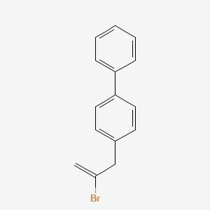 molecular formula C15H13B B3314920 3-(4-Biphenyl)-2-bromo-1-propene CAS No. 951890-17-8