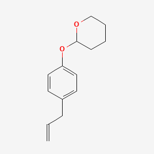 molecular formula C14H18O2 B3314924 3-(4-(Tetrahydro-pyran-2-yloxy)phenyl)-1-propene CAS No. 951890-20-3