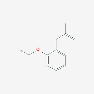 molecular formula C12H16O B3314949 3-(2-Ethoxyphenyl)-2-methyl-1-propene CAS No. 951890-45-2