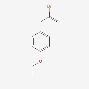 molecular formula C11H13BrO B3314959 2-Bromo-3-(4-ethoxyphenyl)-1-propene CAS No. 951890-49-6