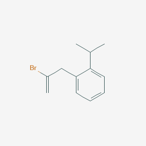 molecular formula C12H15B B3314963 2-Bromo-3-(2-isopropylphenyl)-1-propene CAS No. 951890-55-4