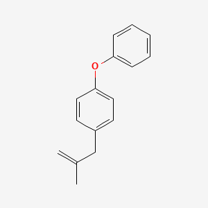 molecular formula C16H16O B3314979 2-Methyl-3-(4-phenoxyphenyl)-1-propene CAS No. 951890-64-5