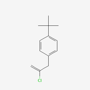 molecular formula C13H17Cl B3314994 3-(4-叔丁基苯基)-2-氯-1-丙烯 CAS No. 951890-70-3