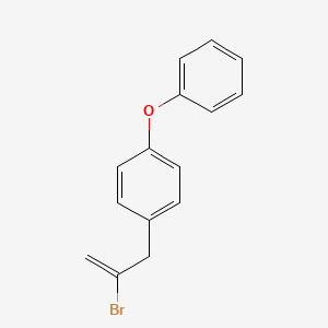 molecular formula C15H13BrO B3314995 2-Bromo-3-(4-phenoxyphenyl)-1-propene CAS No. 951890-72-5