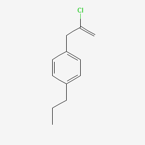 molecular formula C12H15Cl B3315002 2-Chloro-3-(4-n-propylphenyl)-1-propene CAS No. 951890-79-2