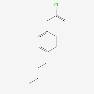 molecular formula C13H17Cl B3315010 3-(4-n-Butylphenyl)-2-chloro-1-propene CAS No. 951890-83-8