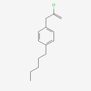 molecular formula C14H19Cl B3315014 2-氯-3-(4-正戊基苯基)-1-丙烯 CAS No. 951890-87-2