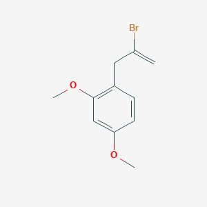 molecular formula C11H13BrO2 B3315038 2-Bromo-3-(2,4-dimethoxyphenyl)-1-propene CAS No. 951891-09-1