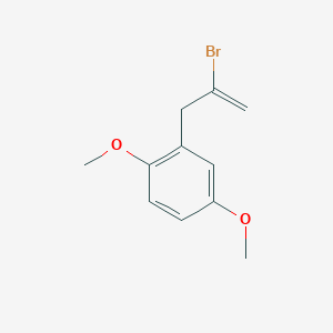 molecular formula C11H13BrO2 B3315053 2-Bromo-3-(2,5-dimethoxyphenyl)-1-propene CAS No. 951891-17-1