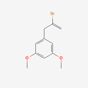 molecular formula C11H13BrO2 B3315087 2-Bromo-3-(3,5-dimethoxyphenyl)-1-propene CAS No. 951891-48-8
