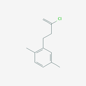 molecular formula C12H15Cl B3315122 2-Chloro-4-(2,5-dimethylphenyl)-1-butene CAS No. 951891-81-9