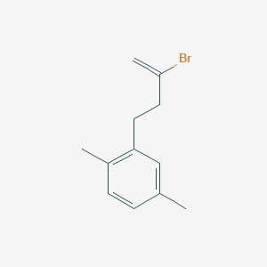molecular formula C12H15B B3315132 2-Bromo-4-(2,5-dimethylphenyl)-1-butene CAS No. 951891-87-5