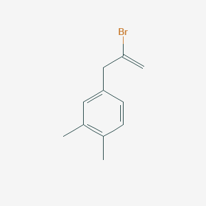 molecular formula C11H13B B3315150 2-溴-3-(3,4-二甲苯基)-1-丙烯 CAS No. 951892-08-3