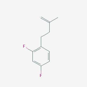 molecular formula C11H12F2 B3315164 4-(2,4-Difluorophenyl)-2-methyl-1-butene CAS No. 951892-19-6