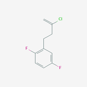 molecular formula C10H9ClF2 B3315179 2-Chloro-4-(2,5-difluorophenyl)-1-butene CAS No. 951892-27-6