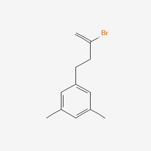 molecular formula C12H15B B3315181 2-Bromo-4-(3,5-dimethylphenyl)-1-butene CAS No. 951892-29-8