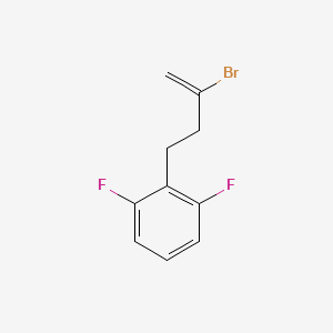molecular formula C10H9BrF2 B3315228 2-Bromo-4-(2,6-difluorophenyl)-1-butene CAS No. 951892-47-0