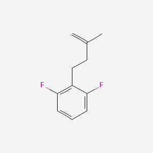 molecular formula C11H12F2 B3315242 4-(2,6-Difluorophenyl)-2-methyl-1-butene CAS No. 951892-51-6