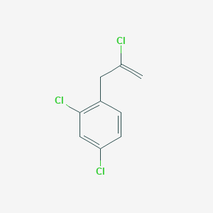 molecular formula C9H7Cl3 B3315243 2-Chloro-3-(2,4-dichlorophenyl)-1-propene CAS No. 951892-52-7