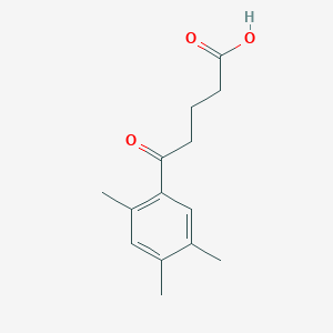 molecular formula C14H18O3 B3315259 5-(2,4,5-Trimethylphenyl)-5-oxovaleric acid CAS No. 951892-56-1