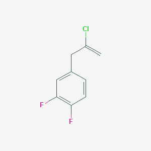 molecular formula C9H7ClF2 B3315260 2-Chloro-3-(3,4-difluorophenyl)-1-propene CAS No. 951892-57-2