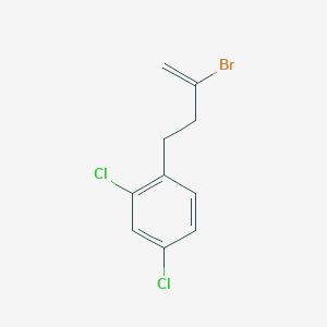 molecular formula C10H9BrCl2 B3315273 2-溴-4-(2,4-二氯苯基)-1-丁烯 CAS No. 951892-61-8