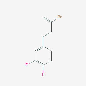molecular formula C10H9BrF2 B3315274 2-溴-4-(3,4-二氟苯基)-1-丁烯 CAS No. 951892-63-0
