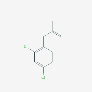 molecular formula C10H10Cl2 B3315276 3-(2,4-Dichlorophenyl)-2-methyl-1-propene CAS No. 951892-64-1