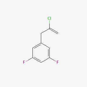 molecular formula C9H7ClF2 B3315304 2-Chloro-3-(3,5-difluorophenyl)-1-propene CAS No. 951892-72-1