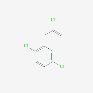 molecular formula C9H7Cl3 B3315305 2-Chloro-3-(2,5-dichlorophenyl)-1-propene CAS No. 951892-73-2