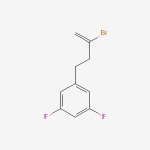 molecular formula C10H9BrF2 B3315323 2-Bromo-4-(3,5-difluorophenyl)-1-butene CAS No. 951892-78-7