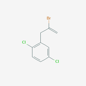 molecular formula C9H7BrCl2 B3315328 2-Bromo-3-(2,5-dichlorophenyl)-1-propene CAS No. 951892-79-8