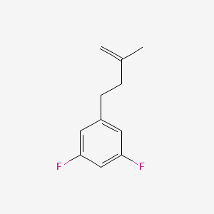 molecular formula C11H12F2 B3315339 4-(3,5-Difluorophenyl)-2-methyl-1-butene CAS No. 951892-84-5