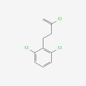 molecular formula C10H9Cl3 B3315353 2-氯-4-(2,6-二氯苯基)-1-丁烯 CAS No. 951892-88-9