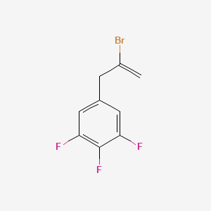 molecular formula C9H6BrF3 B3315359 2-Bromo-3-(3,4,5-trifluorophenyl)-1-propene CAS No. 951892-90-3