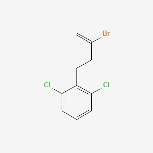 molecular formula C10H9BrCl2 B3315363 2-Bromo-4-(2,6-dichlorophenyl)-1-butene CAS No. 951892-91-4