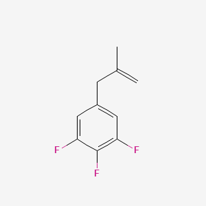 molecular formula C10H9F3 B3315369 2-甲基-3-(3,4,5-三氟苯基)-1-丙烯 CAS No. 951892-93-6