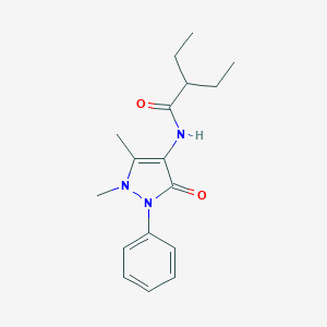N-(1,5-dimethyl-3-oxo-2-phenyl-2,3-dihydro-1H-pyrazol-4-yl)-2-ethylbutanamide