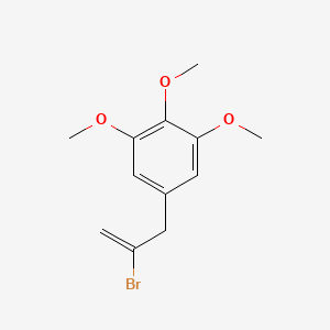 molecular formula C12H15BrO3 B3315388 2-Bromo-3-(3,4,5-trimethoxyphenyl)-1-propene CAS No. 951892-99-2