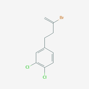 molecular formula C10H9BrCl2 B3315404 2-Bromo-4-(3,4-dichlorophenyl)-1-butene CAS No. 951893-03-1