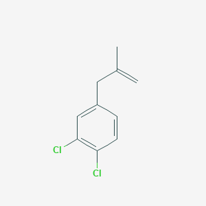 molecular formula C10H10Cl2 B3315420 3-(3,4-Dichlorophenyl)-2-methyl-1-propene CAS No. 951893-06-4