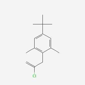 molecular formula C15H21Cl B3315433 3-(4-Tert-butyl-2,6-dimethylphenyl)-2-chloro-1-propene CAS No. 951893-11-1